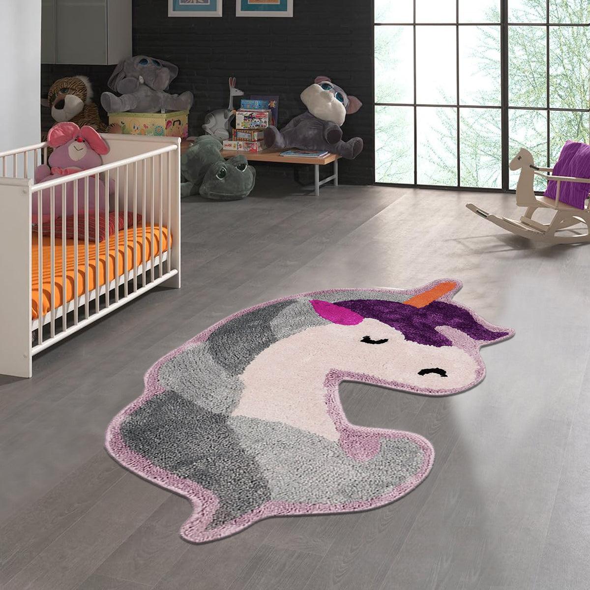 Hand Tufted Natural Viscose Area Rug For Kid Room WK-793