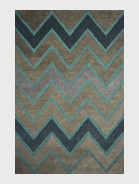 Hand Tufted Wool Area Rug For Bedroom WK-796