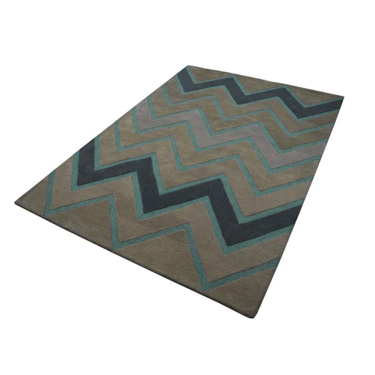 Hand Tufted Wool Area Rug For Bedroom WK-796