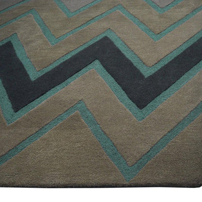 Hand Tufted Wool Area Rug For Bedroom WK-796