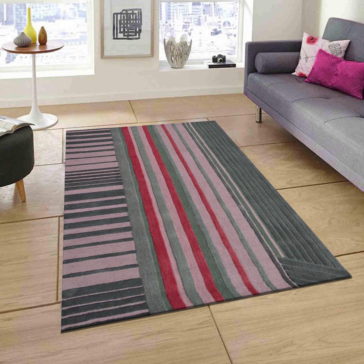 Hand Tufted Wool Area Rug For Living Room WK-797