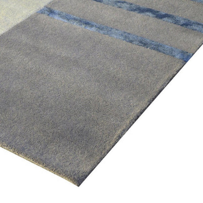 Natural Wool Viscose Rug Hand Tufted For Bedroom WK-801