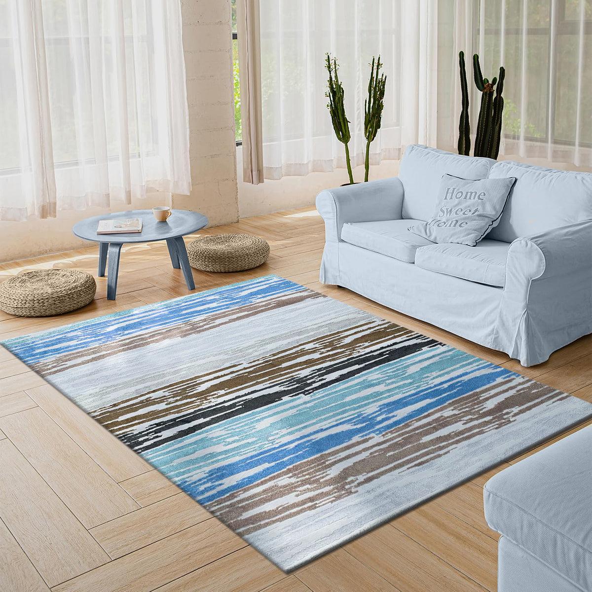 Natural Wool Rug Hand Tufted For Living Room WK-815