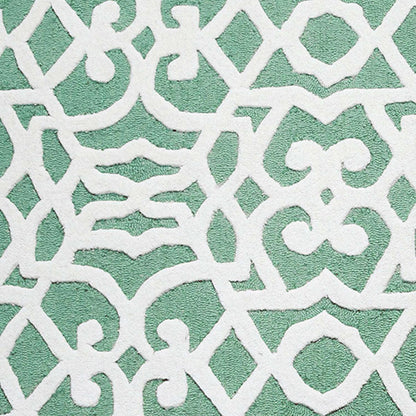 Hand Tufted Wool Rug For Yoga Mat WK-824