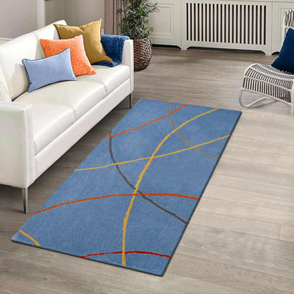 Hand Tufted Wool Viscose Area Rug For Bedroom WK-828