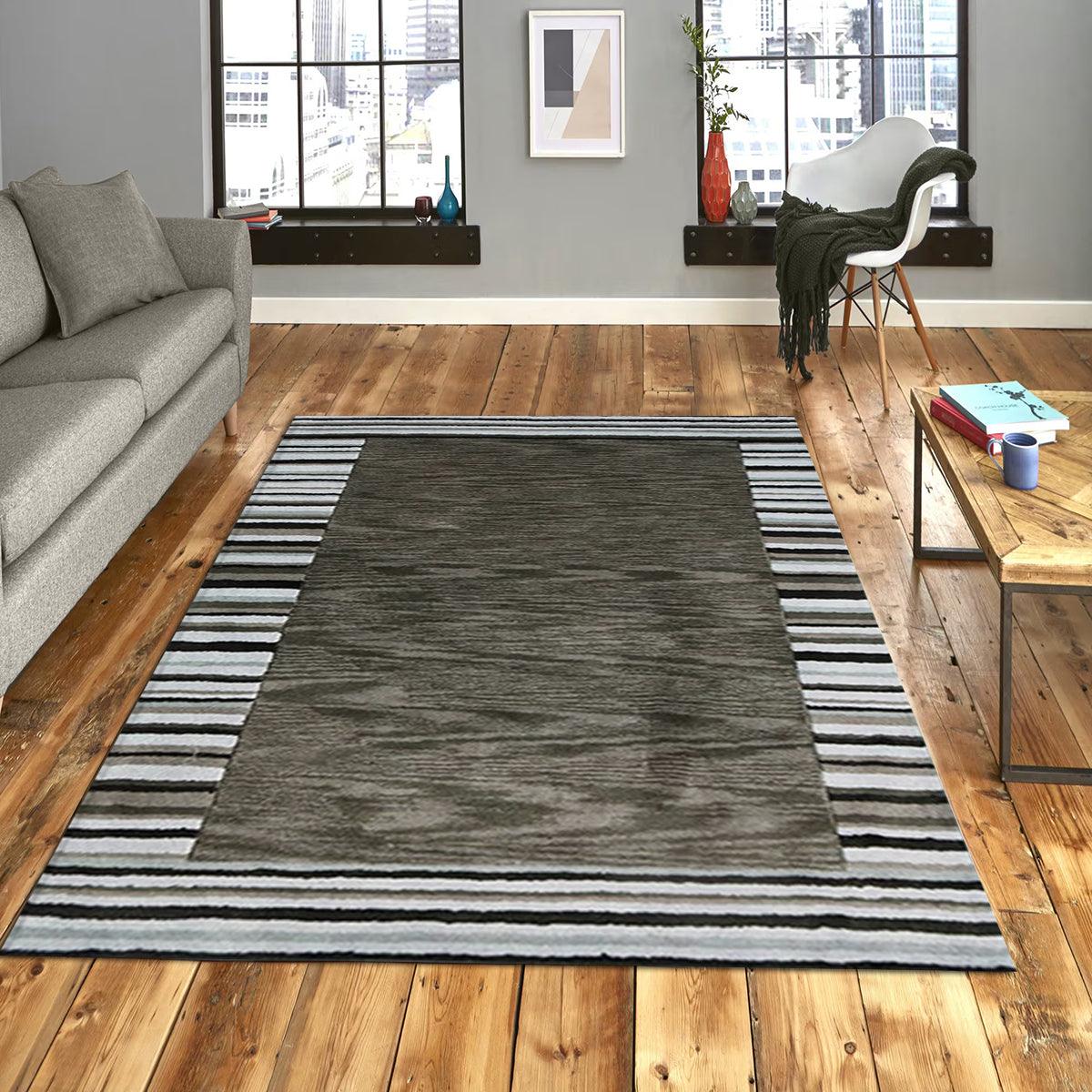 Natural Wool Area Rug Hand Tufted For Living Room WK-833