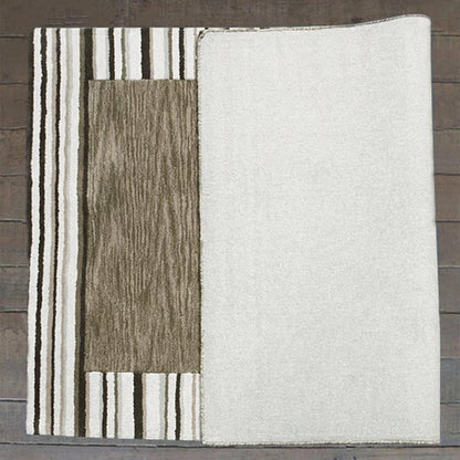 Natural Wool Area Rug Hand Tufted For Living Room WK-833