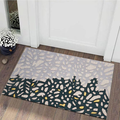 Hand Tufted Wool Silk Rug For Dining Room WK-836