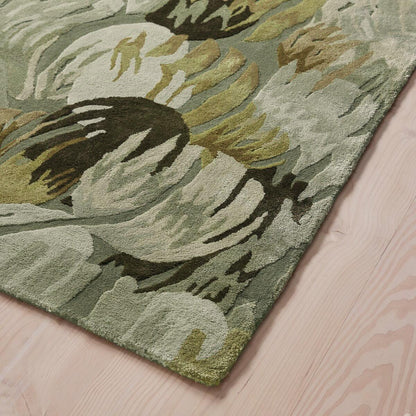 Natural Wool Rug Hand Tufted For Hall Patio WK-841