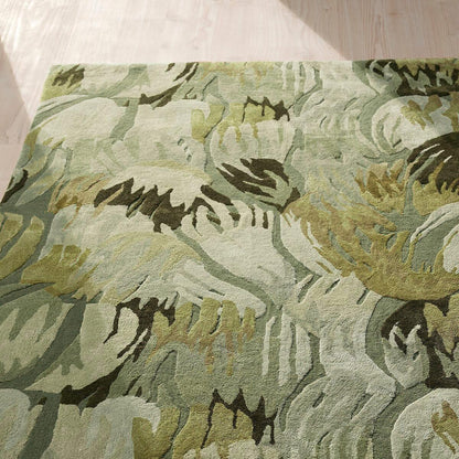 Natural Wool Rug Hand Tufted For Hall Patio WK-841