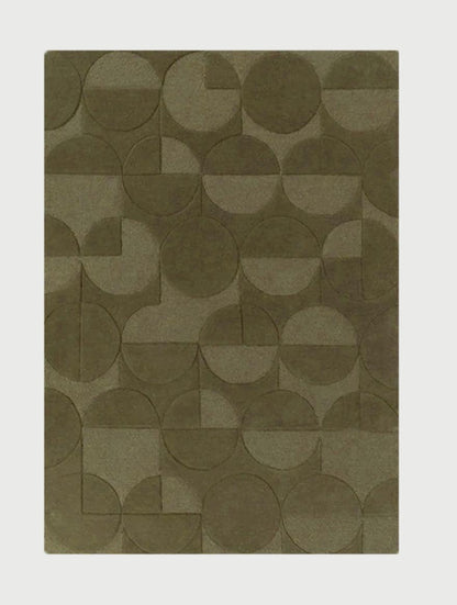 Hand Tufted Wool Area Rug For Bedroom WK-848