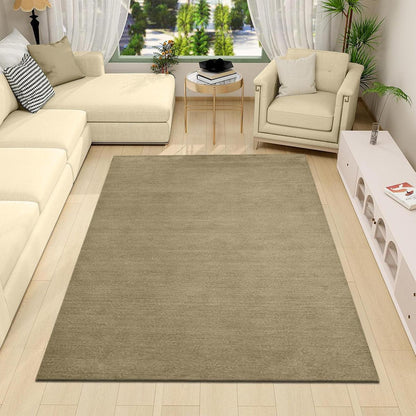 Natural Wool Rug Hand Tufted For Living Room WK-853