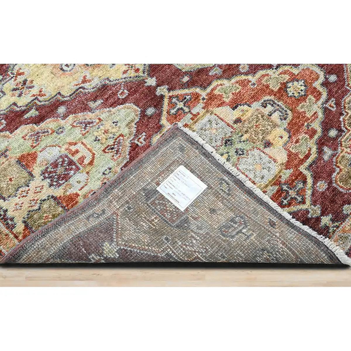 Wool Kilim Area Rug Hand Knotted For Living Room WK-624