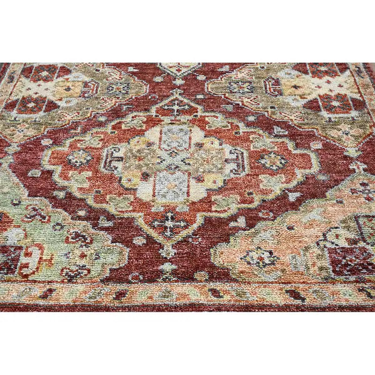 Wool Kilim Area Rug Hand Knotted For Living Room WK-624