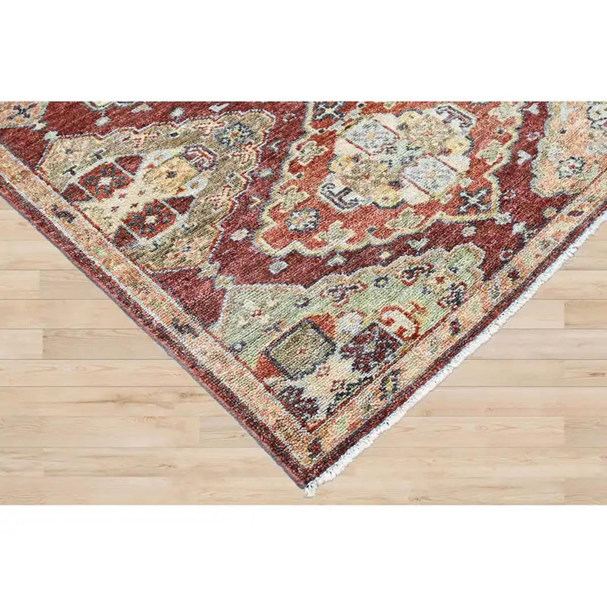 Wool Kilim Area Rug Hand Knotted For Living Room WK-624