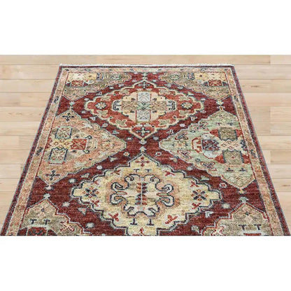 Wool Kilim Area Rug Hand Knotted For Living Room WK-624