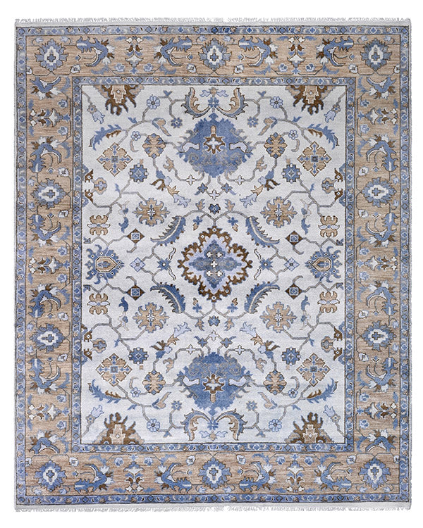 Home Decor Hand Knotted Oushak Wool Patio Area Rug