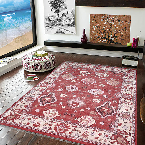 Hand Knotted Brown Multicolor Classic Hallway Rug