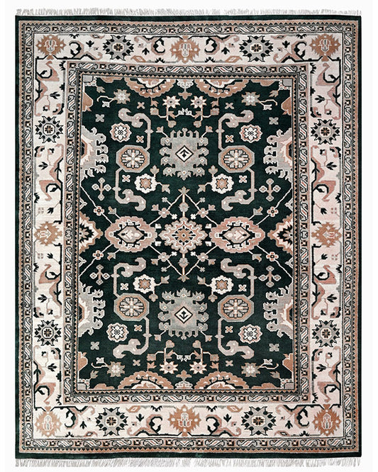 Home Decor Turkish Wool Gray Multicolor Area Rug