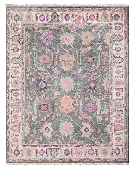 Eco Friendly Multicolor Farmhouse Handmade Wool Rugs Z-52