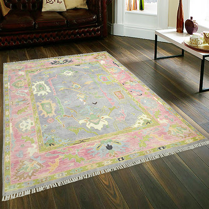 Eco Friendly Farmhouse Handmade Wool Rugs Rug Z-58