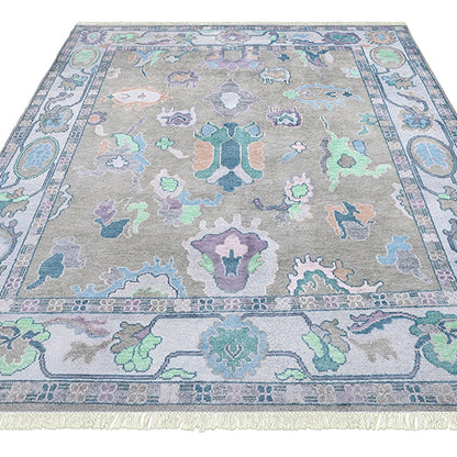 Blue Farmhouse Beautiful Handmade Wool Rug Z-77