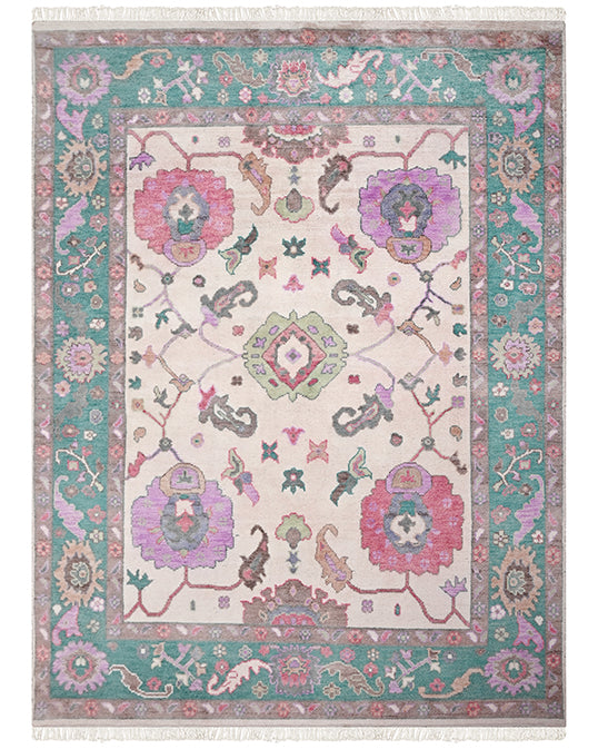 Multicolor Farmhouse Beautiful Handmade Wool Rug Z-78