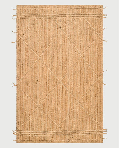 Hand Braided Interior Beige Jute Rugs