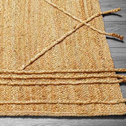 Hand Braided Interior Beige Jute Rugs