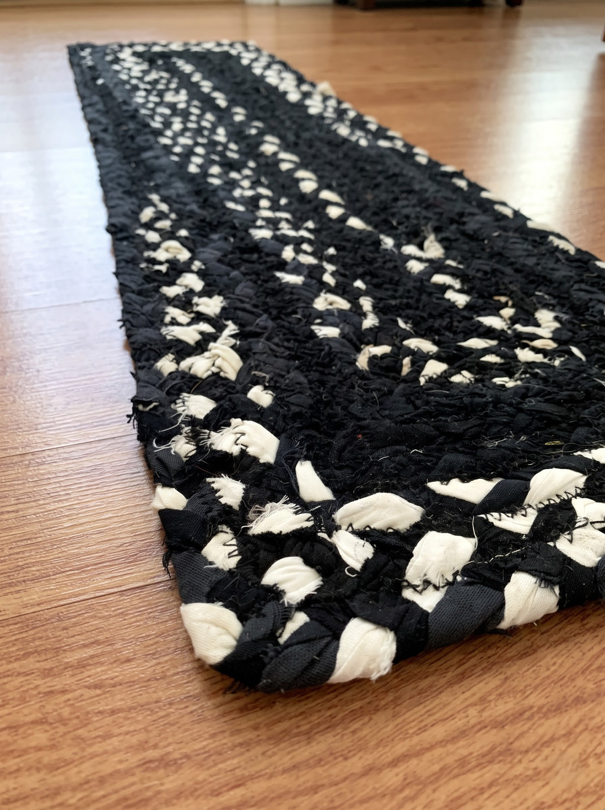 Handmade Braided Chindi Cotton Stair Treads, Custom Size